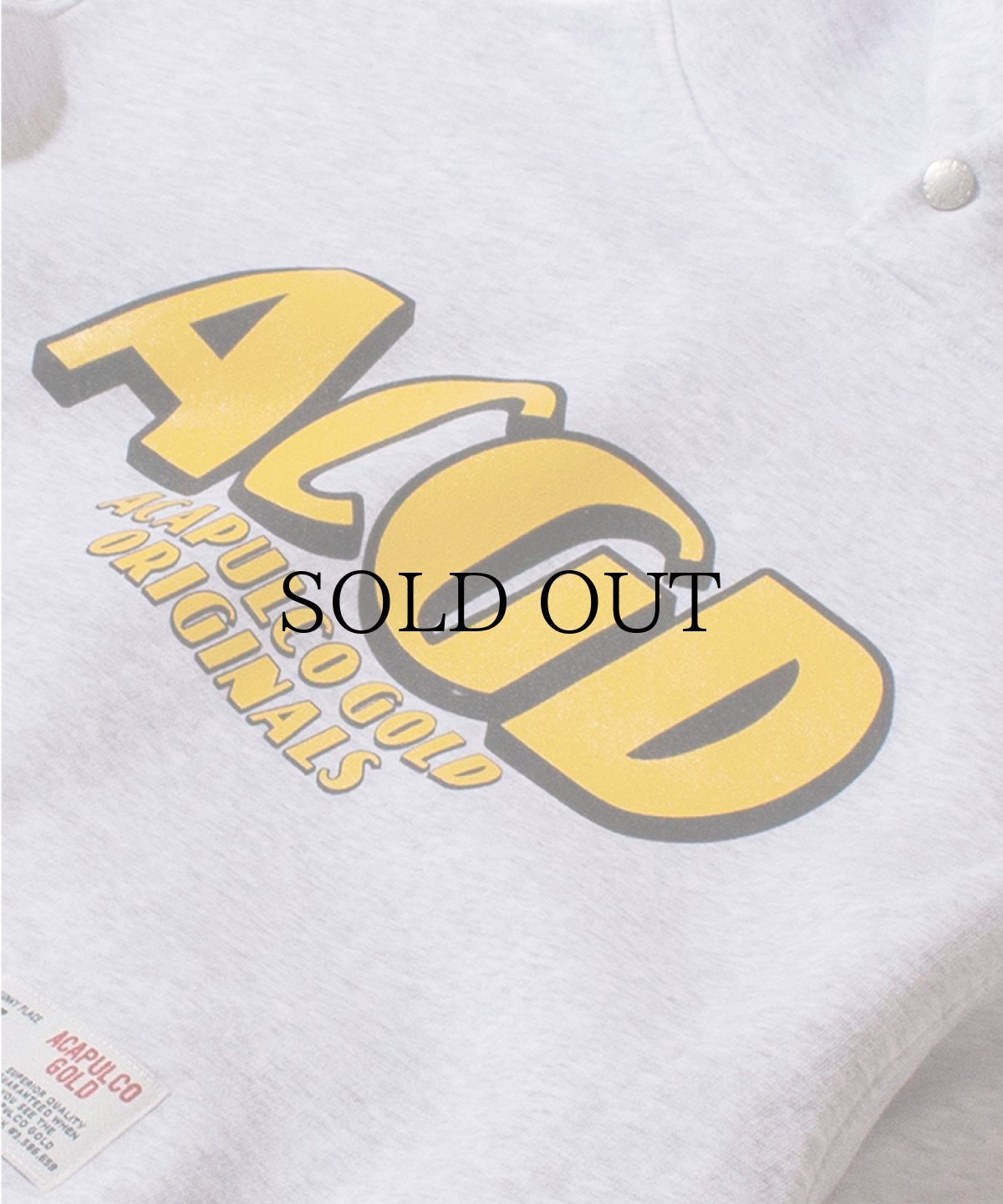 画像7: ACAPULCO GOLD(アカプルコゴールド) / ACGD SNAP HOODED SWEATSHIRT (7)