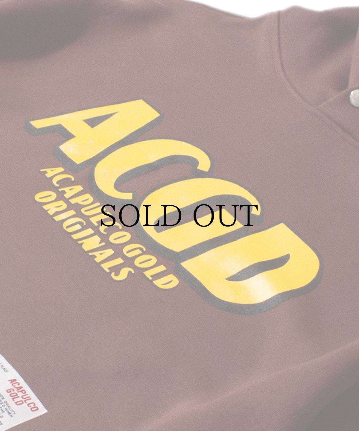 画像8: ACAPULCO GOLD(アカプルコゴールド) / ACGD SNAP HOODED SWEATSHIRT (8)