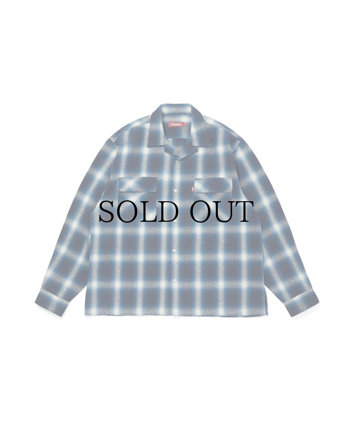 画像2: HIDEANDSEEK(ハイドアンドシーク) / Ombre Check L/S Shirt(25aw) (2)