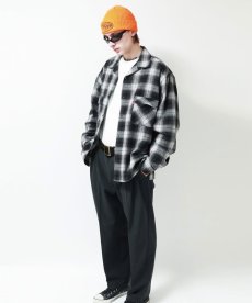 画像4: HIDEANDSEEK(ハイドアンドシーク) / Ombre Check L/S Shirt(25aw) (4)