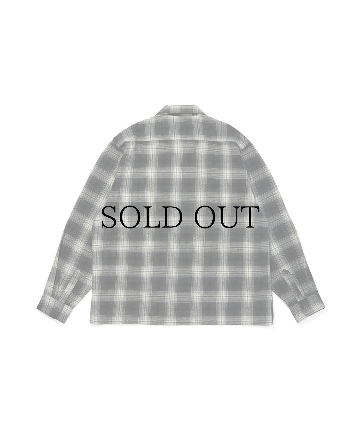 画像3: HIDEANDSEEK(ハイドアンドシーク) / Ombre Check L/S Shirt(25aw) (3)