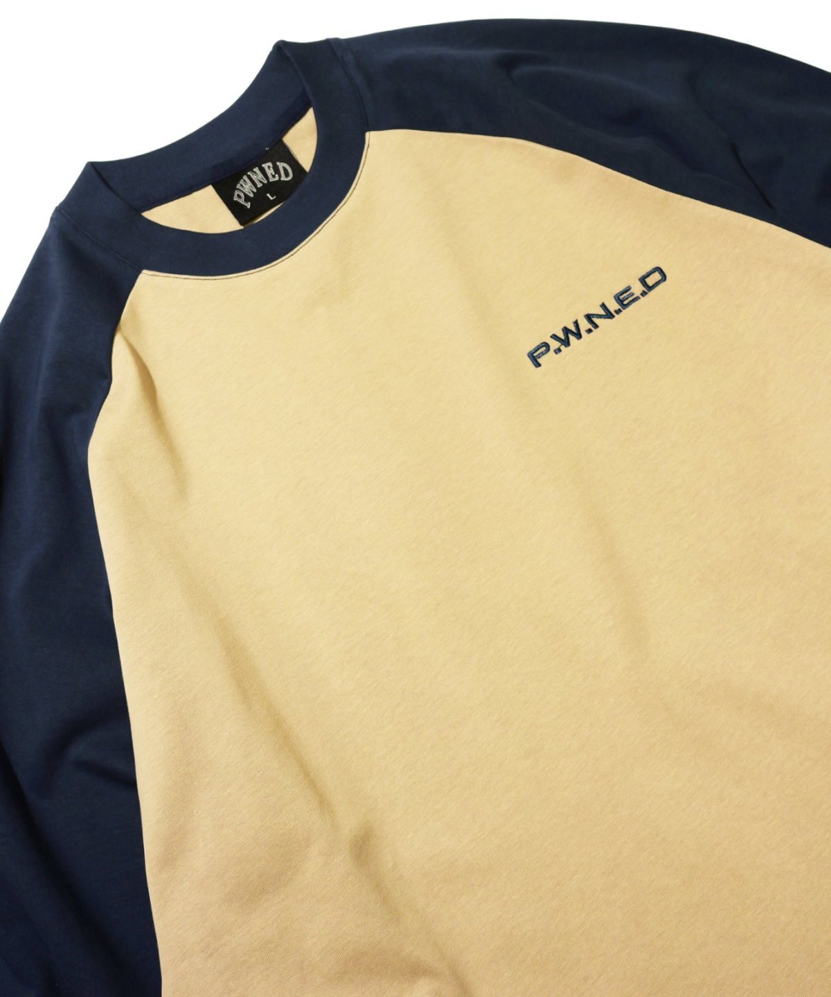 画像9: PWNED(パウンド) / TWO-TONE RAGLAN EMBROIDERY LS TEE (9)