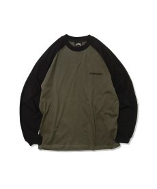 画像4: PWNED(パウンド) / TWO-TONE RAGLAN EMBROIDERY LS TEE (4)