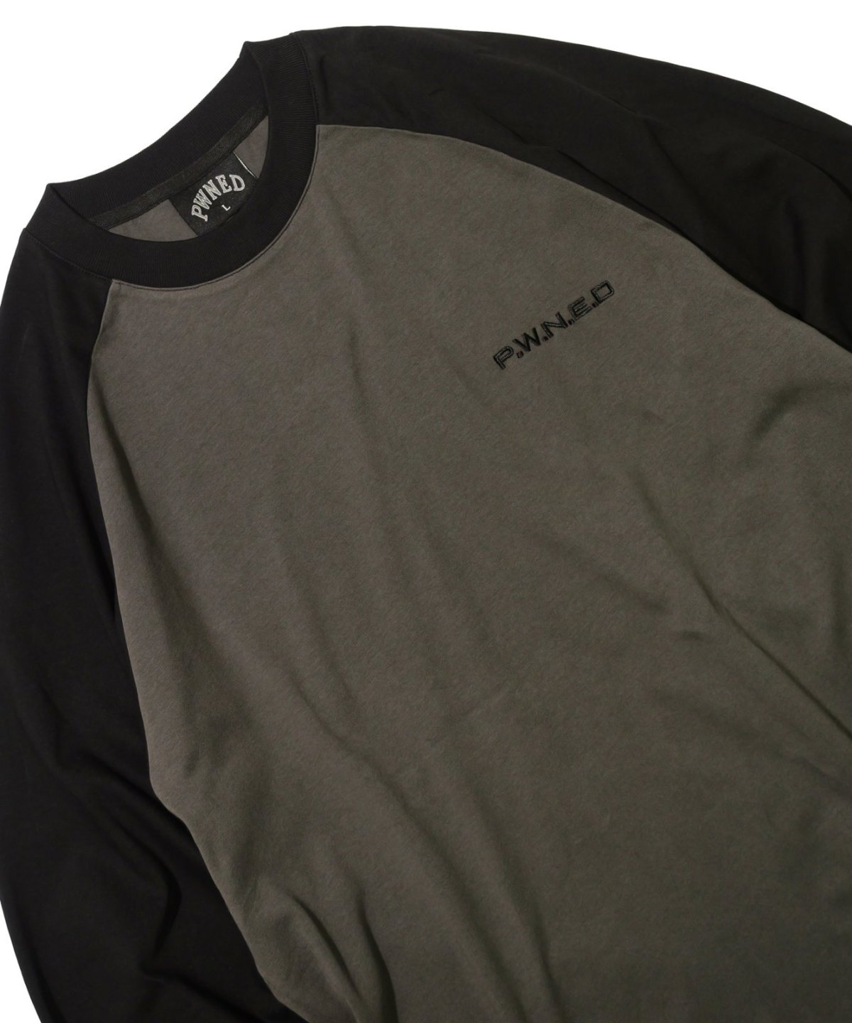 画像8: PWNED(パウンド) / TWO-TONE RAGLAN EMBROIDERY LS TEE (8)
