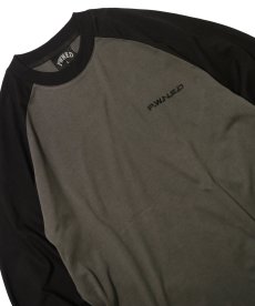 画像9: PWNED(パウンド) / TWO-TONE RAGLAN EMBROIDERY LS TEE (9)