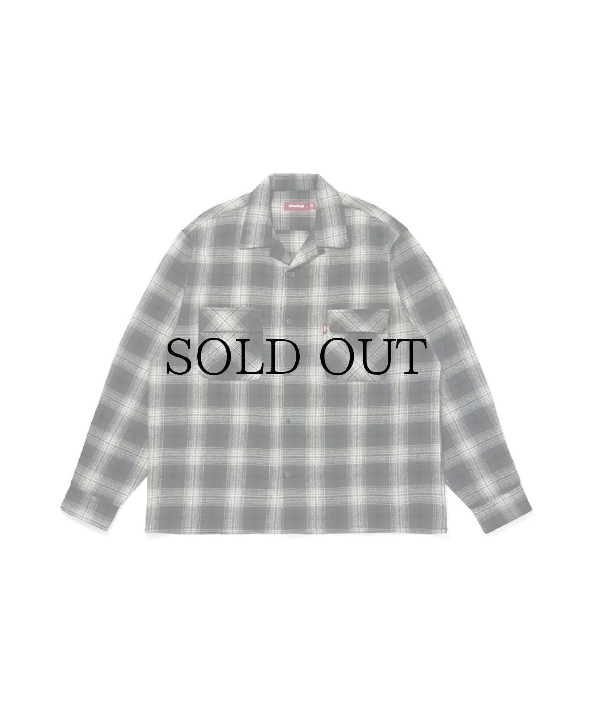 画像1: HIDEANDSEEK(ハイドアンドシーク) / Ombre Check L/S Shirt(25aw) (1)