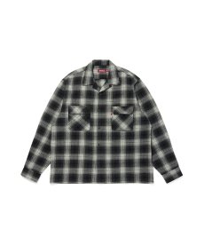 画像1: HIDEANDSEEK(ハイドアンドシーク) / Ombre Check L/S Shirt(25aw) (1)