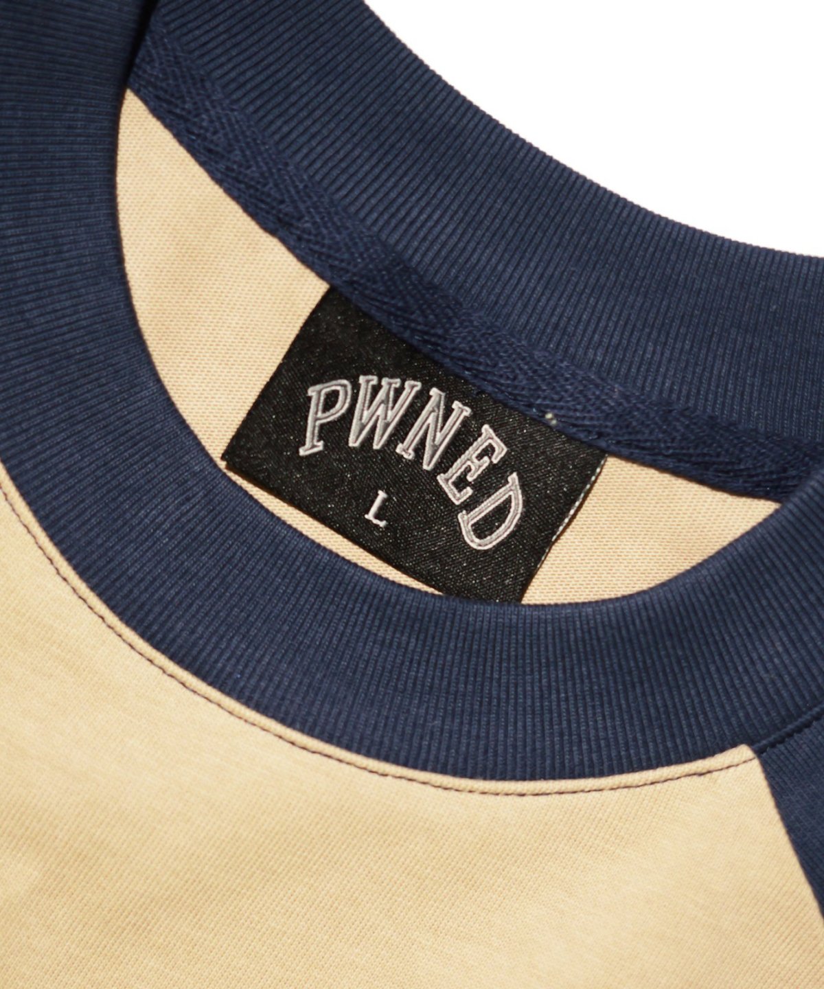 画像7: PWNED(パウンド) / TWO-TONE RAGLAN EMBROIDERY LS TEE (7)