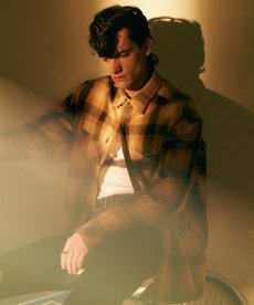 画像10: CALEE(キャリー) / OMBRE CHECK WESTERN L/S SH (10)