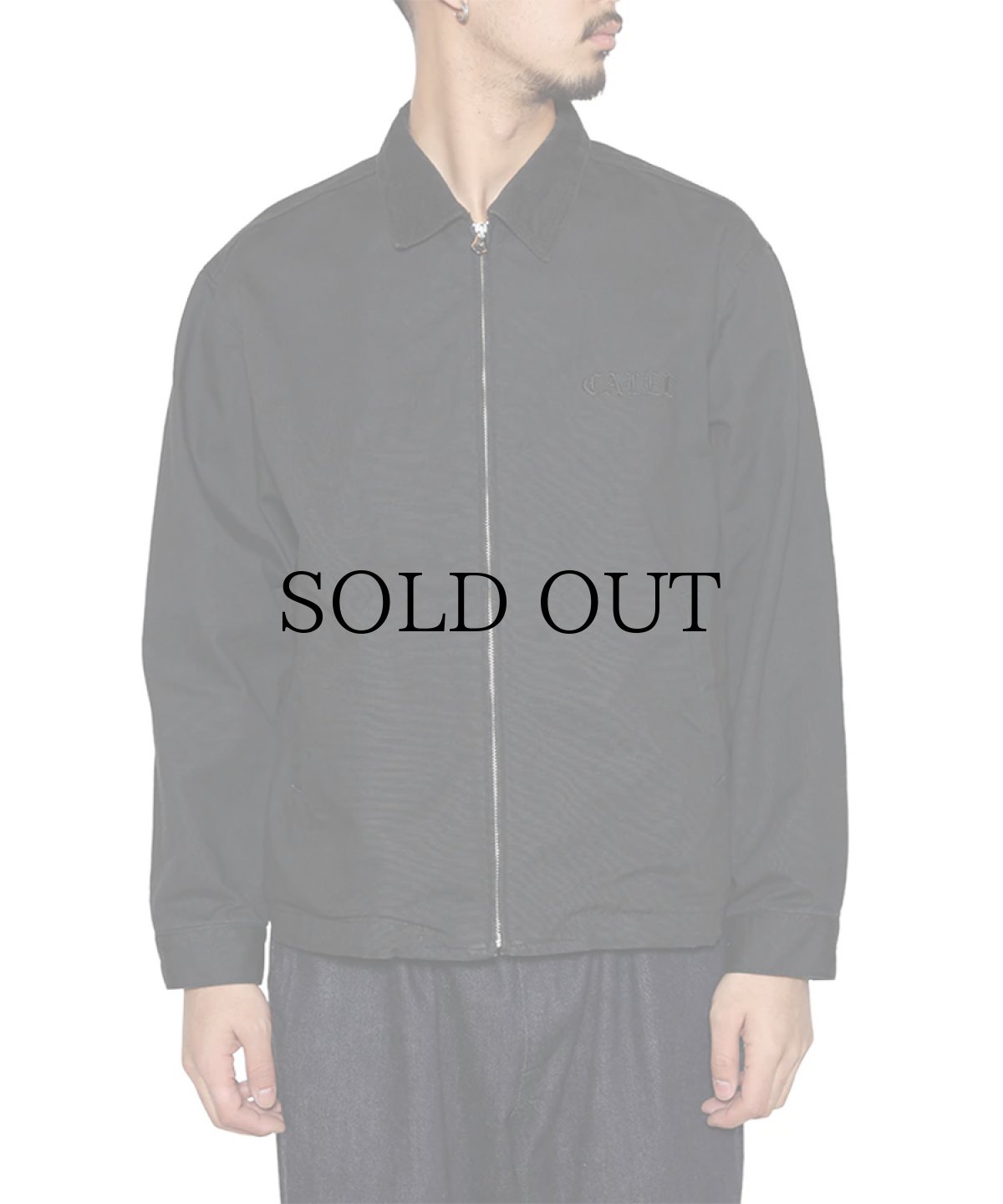 画像9: CALEE(キャリー) / VINTAGE REPRODUCT CORDURY COLLAR DUCK JACKET (9)