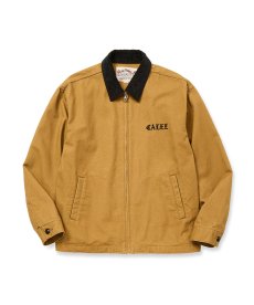 画像1: CALEE(キャリー) / VINTAGE REPRODUCT CORDURY COLLAR DUCK JACKET (1)