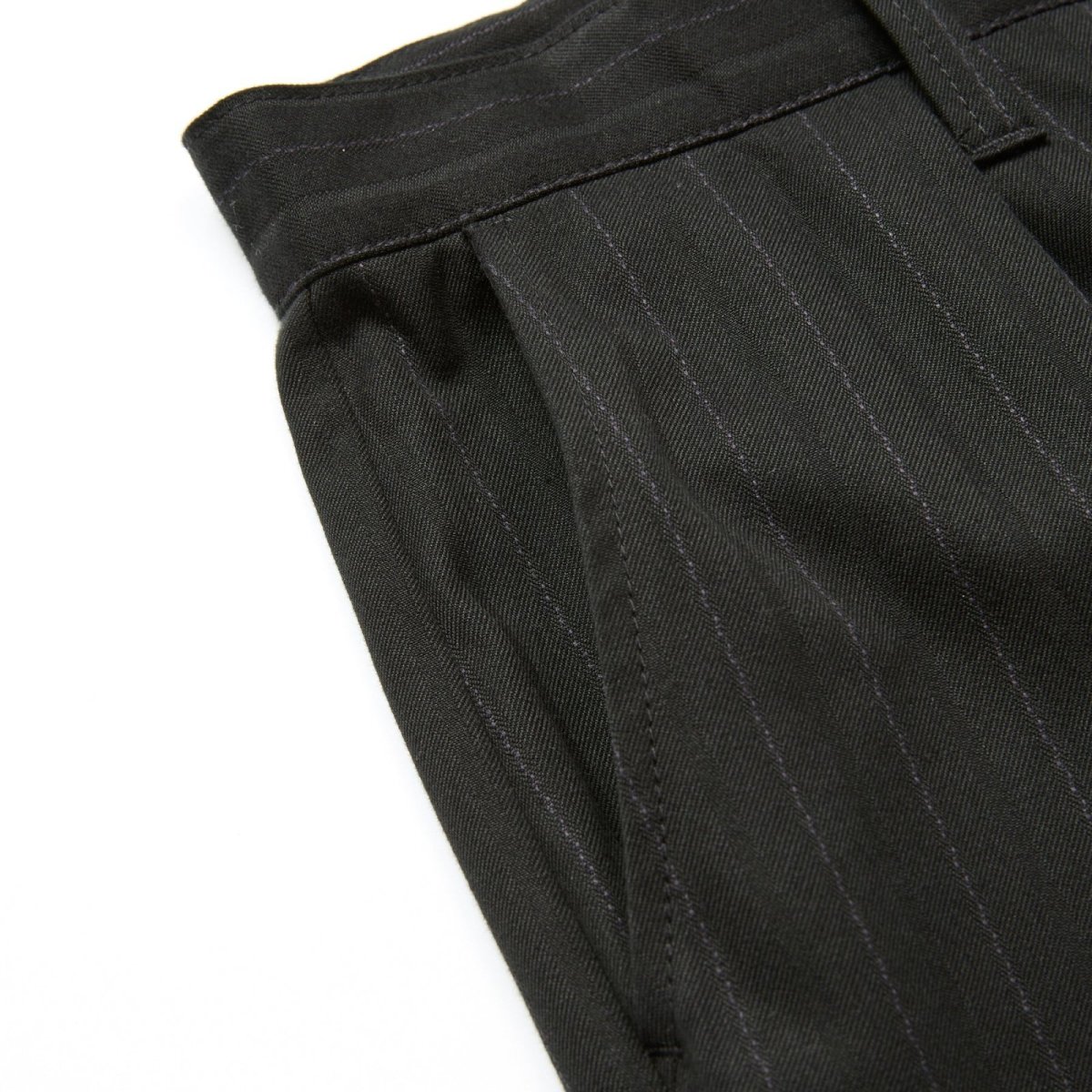 画像5: CALEE(キャリー) / PINSTRIPE TUCK WIDE SLACKS (5)