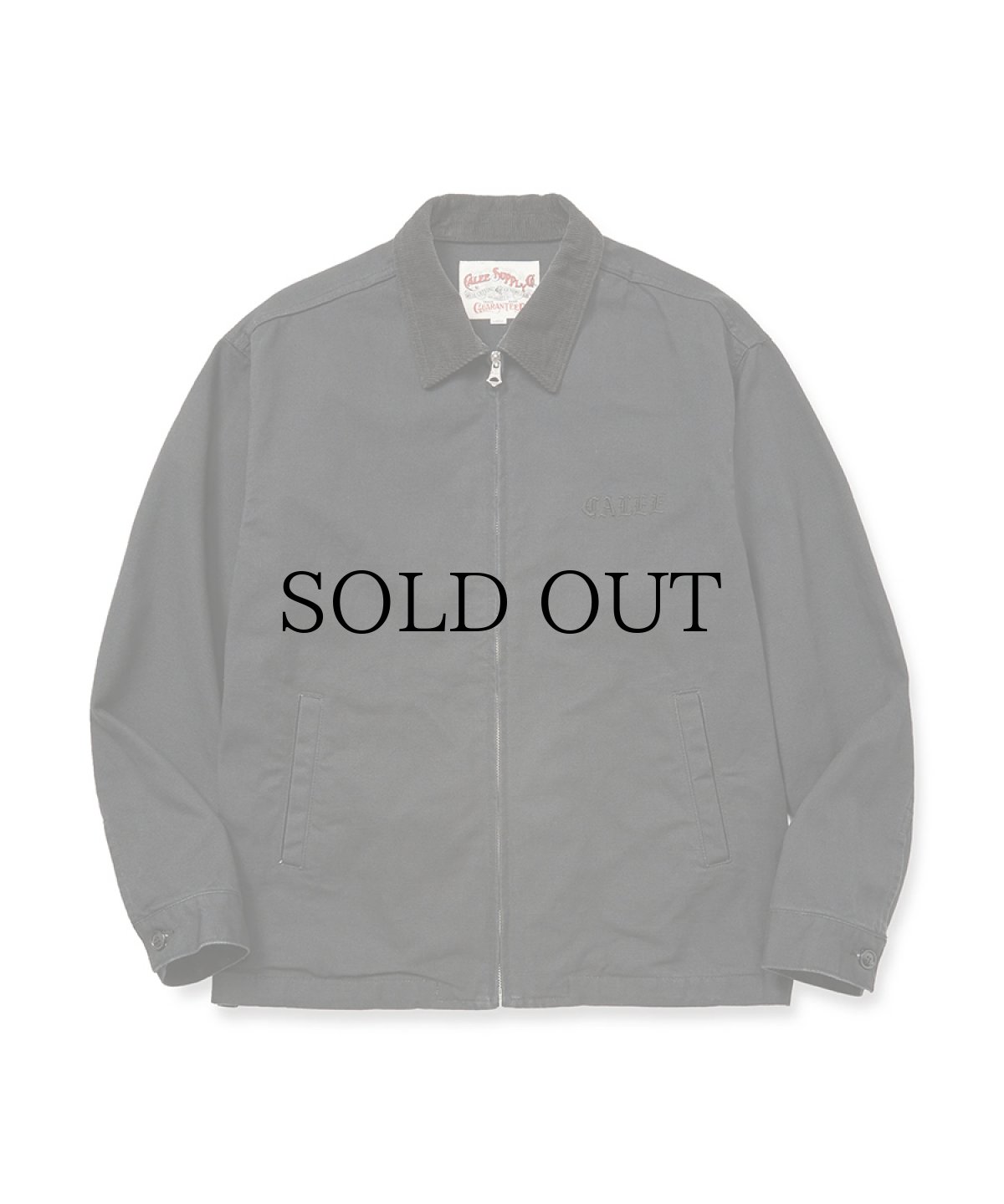 画像2: CALEE(キャリー) / VINTAGE REPRODUCT CORDURY COLLAR DUCK JACKET (2)