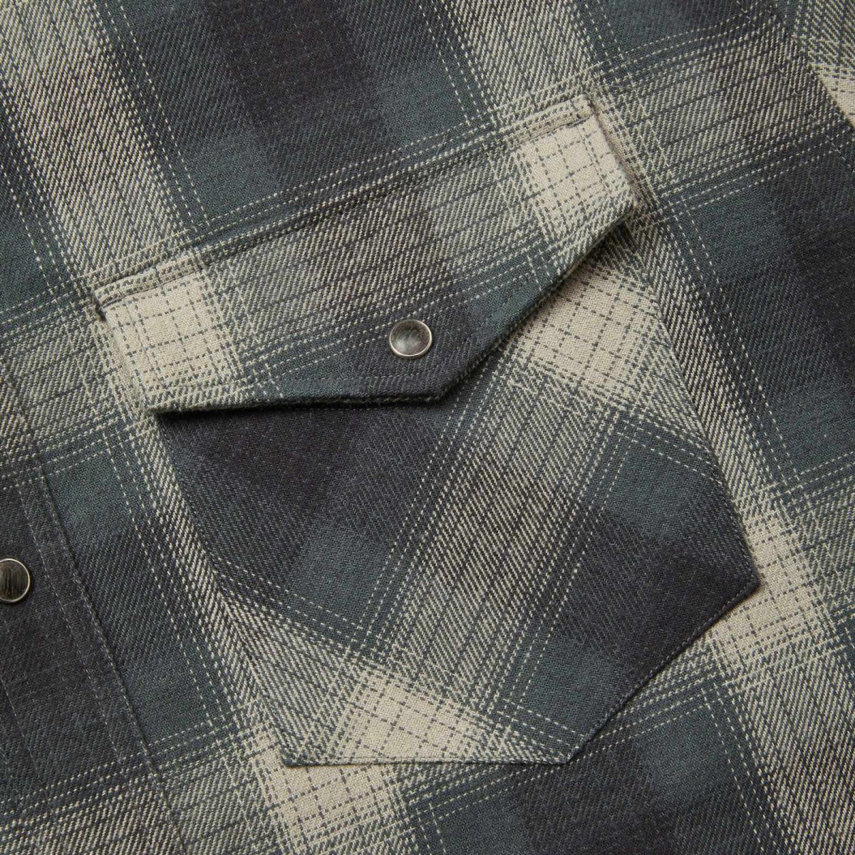 画像6: CALEE(キャリー) / OMBRE CHECK WESTERN L/S SH (6)