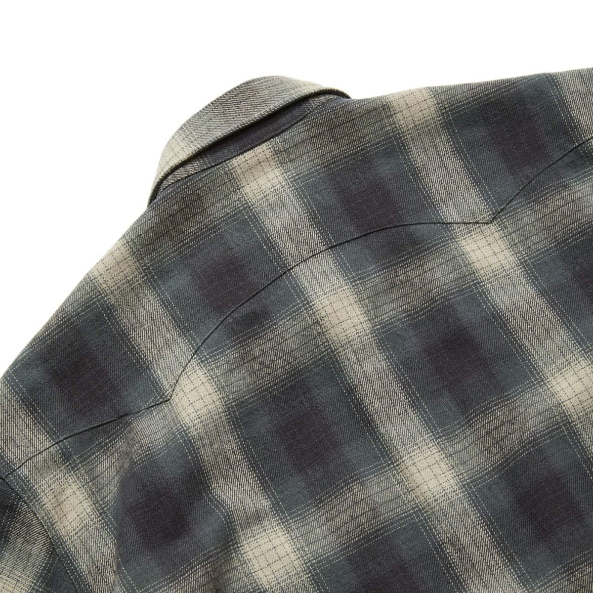 画像8: CALEE(キャリー) / OMBRE CHECK WESTERN L/S SH (8)