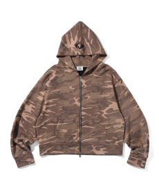 画像5: VICE OFF GRID(ヴァイス オフ グリッド)  / CAMO SHORT WZIP HOODIE (5)