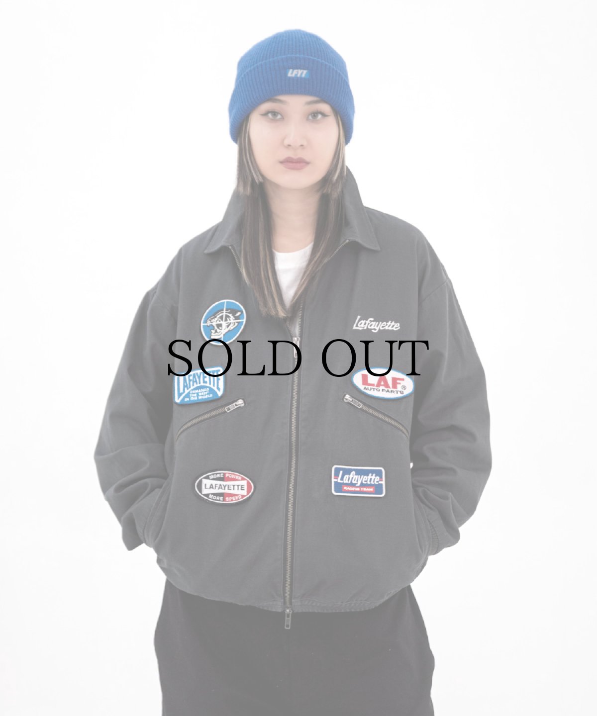 画像1: 【20%OFF】LFYT(ラファイエット) / RACING PATCH WORK JACKET (1)