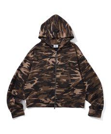 画像7: VICE OFF GRID(ヴァイス オフ グリッド)  / CAMO SHORT WZIP HOODIE (7)