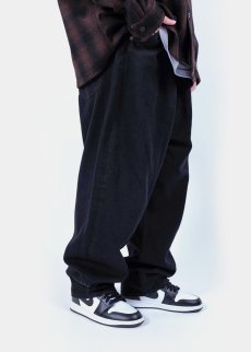 画像10: APPLEBUM(アップルバム) / “Selena” Wide Tapered Denim Pants (Black) (10)
