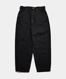 画像1: APPLEBUM(アップルバム) / “Selena” Wide Tapered Denim Pants (Black) (1)