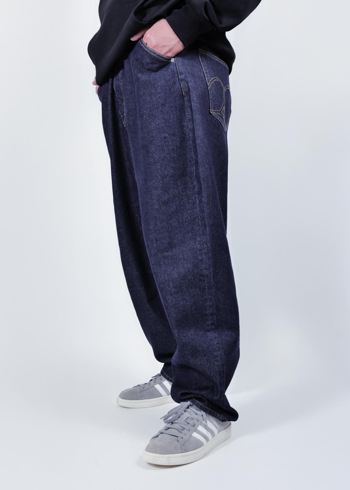 画像6: APPLEBUM(アップルバム) / “Selena” Wide Tapered Denim Pants (One Wash) (6)