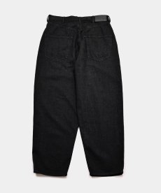 画像2: APPLEBUM(アップルバム) / “Selena” Wide Tapered Denim Pants (Black) (2)