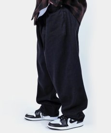 画像4: APPLEBUM(アップルバム) / “Selena” Wide Tapered Denim Pants (Black) (4)