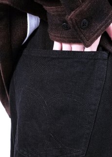 画像5: APPLEBUM(アップルバム) / “Selena” Wide Tapered Denim Pants (Black) (5)