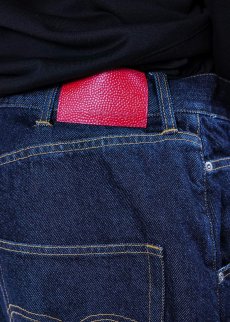 画像4: APPLEBUM(アップルバム) / “Selena” Wide Tapered Denim Pants (One Wash) (4)