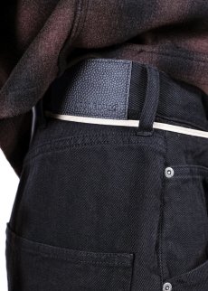 画像6: APPLEBUM(アップルバム) / “Selena” Wide Tapered Denim Pants (Black) (6)