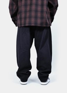 画像7: APPLEBUM(アップルバム) / “Selena” Wide Tapered Denim Pants (Black) (7)
