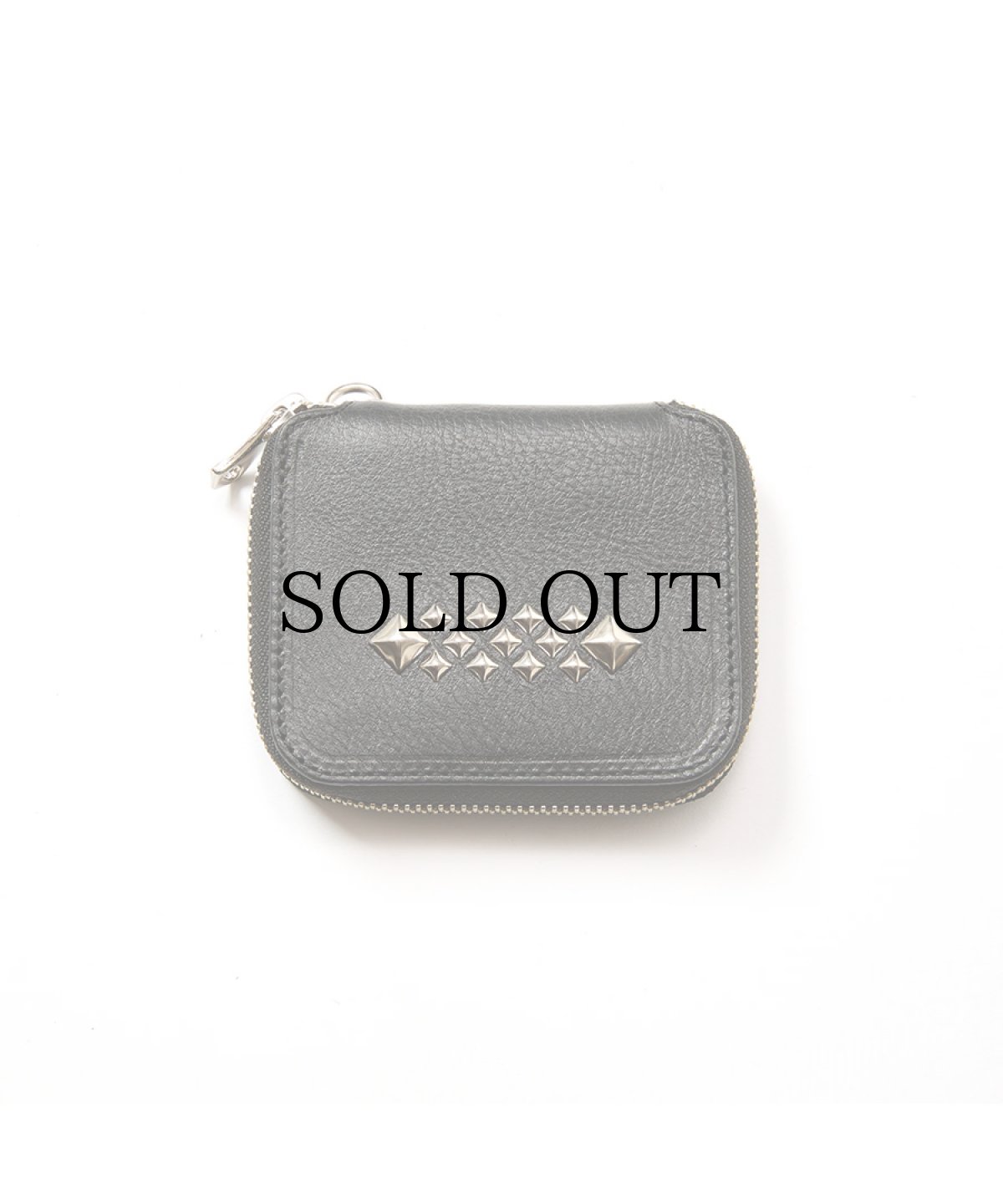 画像1: CALEE(キャリー) / STUDS LEATHER ZIP MULTI WALLET (1)