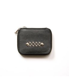 画像1: CALEE(キャリー) / STUDS LEATHER ZIP MULTI WALLET (1)