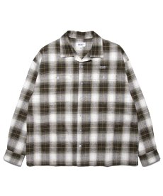 画像3: HAIGHT / OMBRE CHECK OPEN COLLAR SHIRT (3)