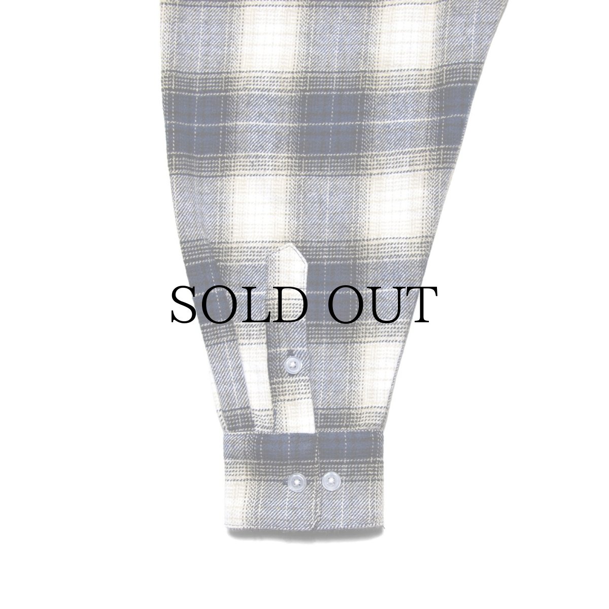 画像8: HAIGHT / OMBRE CHECK OPEN COLLAR SHIRT (8)