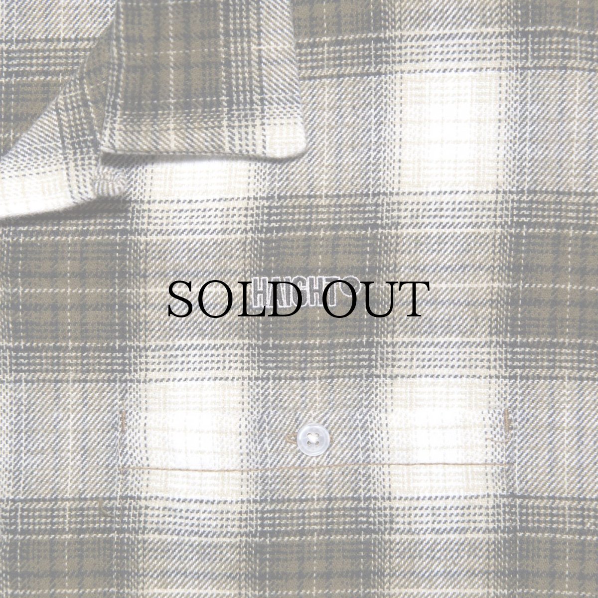 画像7: HAIGHT / OMBRE CHECK OPEN COLLAR SHIRT (7)