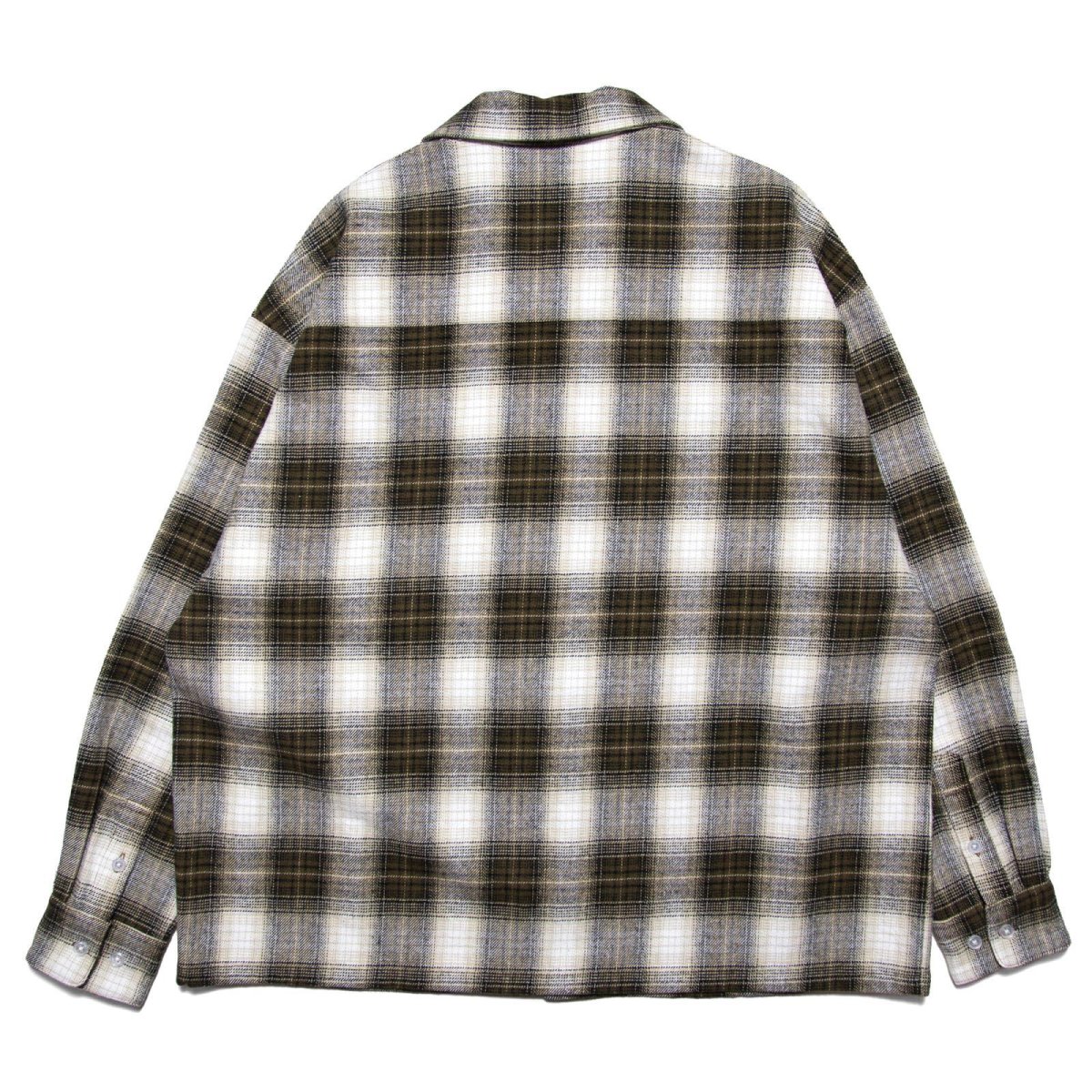 画像5: HAIGHT / OMBRE CHECK OPEN COLLAR SHIRT (5)