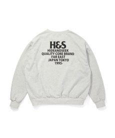 画像3: HIDEANDSEEK(ハイドアンドシーク) / H&S Sweat Shirt(25aw) (3)