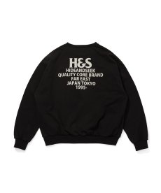 画像1: HIDEANDSEEK(ハイドアンドシーク) / H&S Sweat Shirt(25aw) (1)