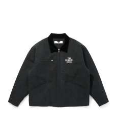 画像1: HIDEANDSEEK(ハイドアンドシーク) / Ox Work Zip Jacket(Washed) (1)