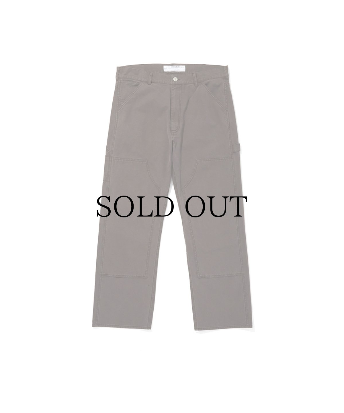 画像1: HIDEANDSEEK(ハイドアンドシーク) / Ox Double Knee Work Pant(Washed) (1)