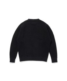 画像3: HIDEANDSEEK(ハイドアンドシーク) / Heavy Waffle Knit Sweater (3)