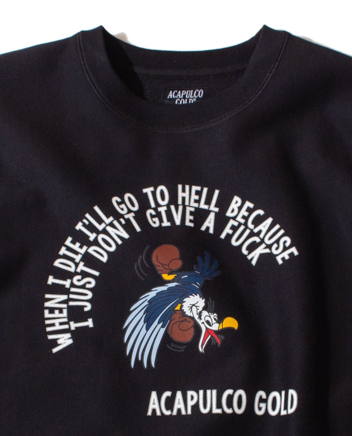 画像4: ACAPULCO GOLD(アカプルコゴールド) / DGAF CREWNECK SWEATSHIRT (4)