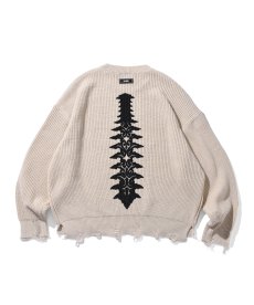 画像5: EL REIGN / TRIBAL BONE DMAGE KNIT (5)