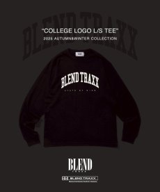 画像2: BLEND(ブレンド) / COLLEGE LOGO L/S TEE (2)