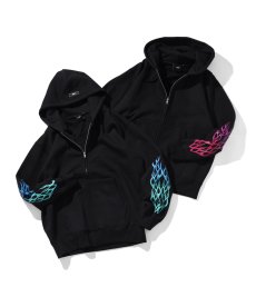 画像1: EL REIGN(エルレイン) / "PILLAR OF FLAME" ZIP HOODIE (1)