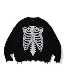 画像2: EL REIGN / TRIBAL BONE DMAGE KNIT (2)