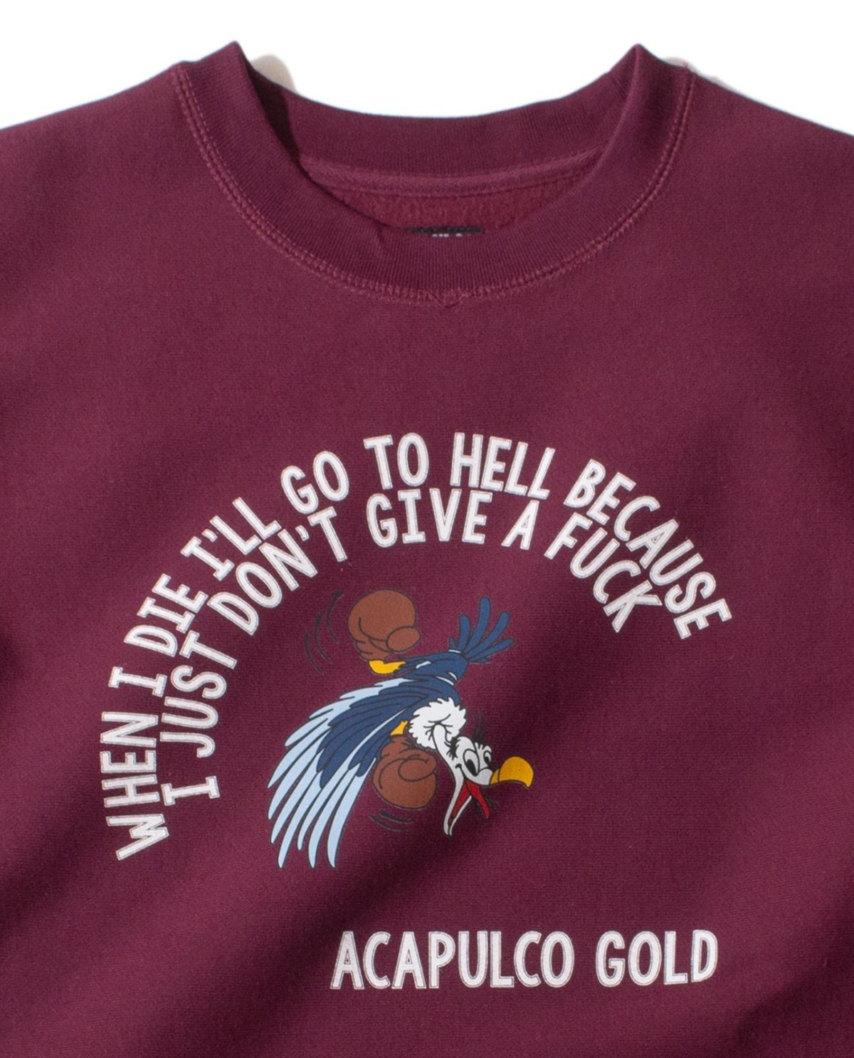 画像6: ACAPULCO GOLD(アカプルコゴールド) / DGAF CREWNECK SWEATSHIRT (6)