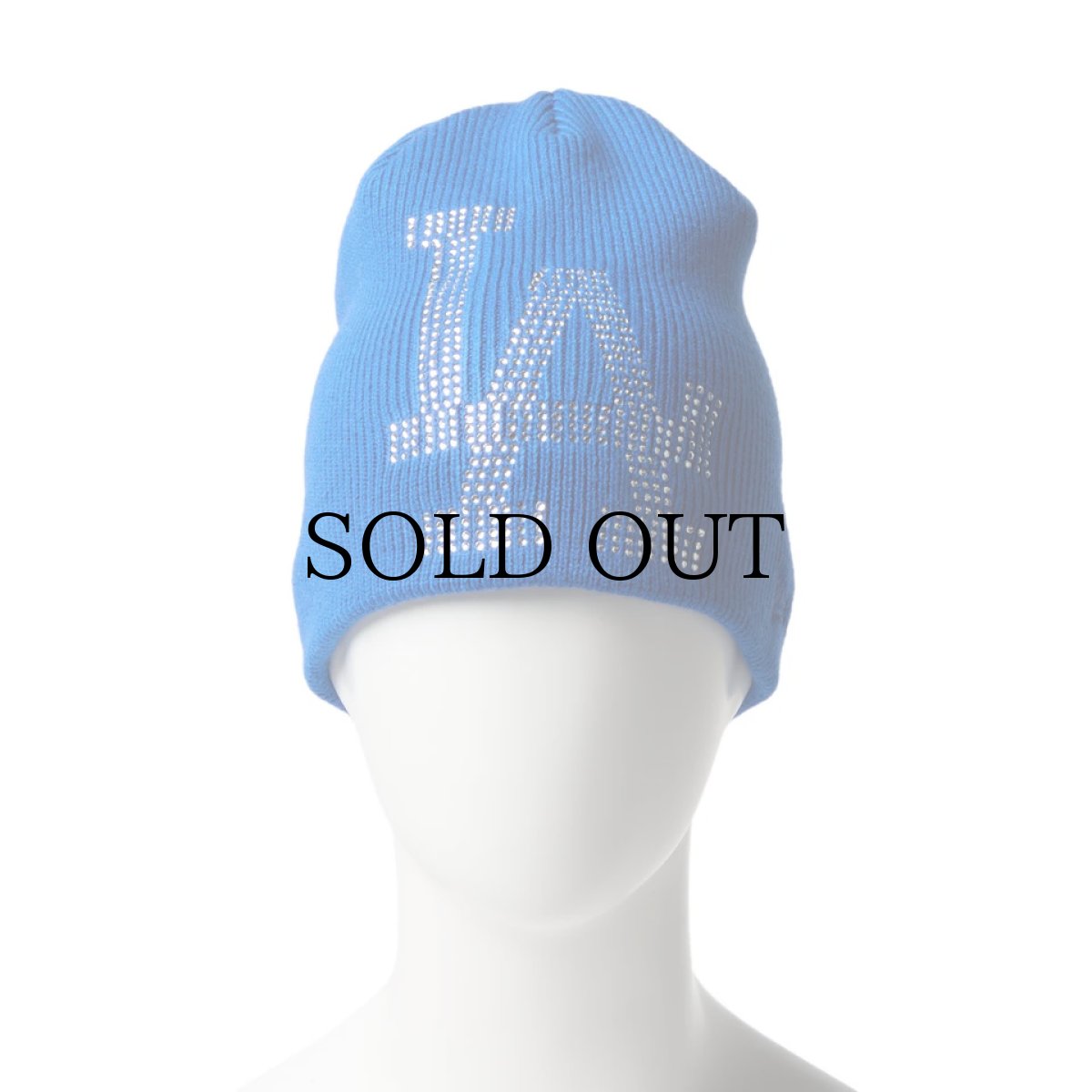 画像5: NEW ERA / ベーシック ビーニー Rhinestone ビッグロゴ ロサンゼルス・ドジャース (5)