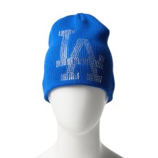 画像5: NEW ERA / ベーシック ビーニー Rhinestone ビッグロゴ ロサンゼルス・ドジャース (5)